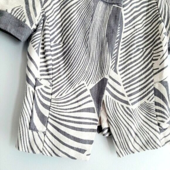 TAIKONHU Anthropologie Flights Of Fancy Short Sleeve Crop Jacket Sz 4 - Picture 4 of 15